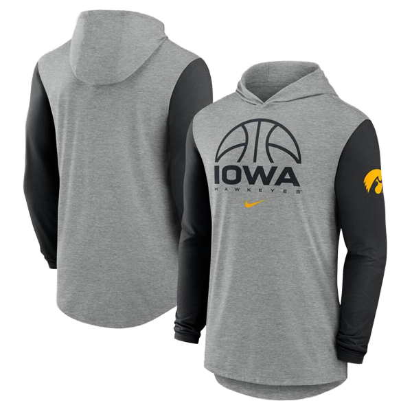 Iowa Hawkeyes Basketball Hoodie Tee