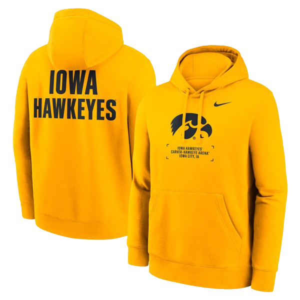 Iowa Hawkeyes Club Fleece Basketball Hood