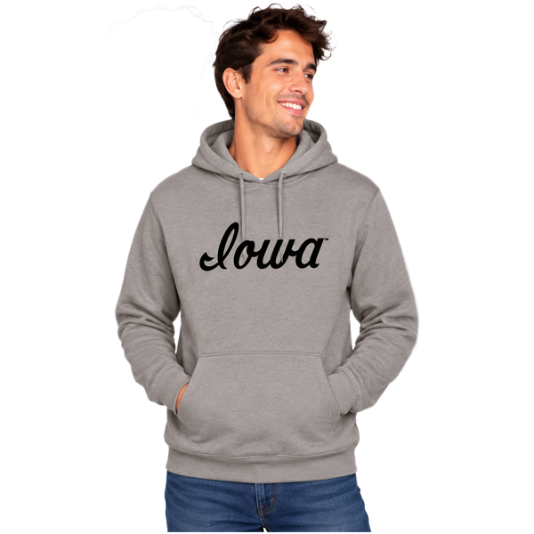 Iowa Hawkeyes Vintage Script Hooded Sweatshirt