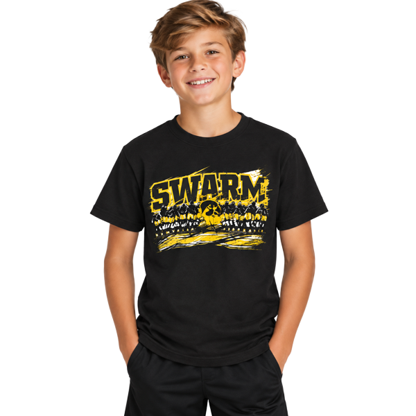 IOWA HAWKEYES YOUTH SWARM T-SHIRT