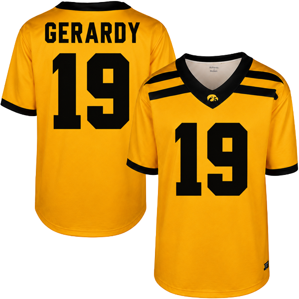 Iowa Hawkeyes Custom Youth Football Jersey
