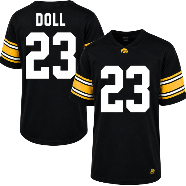 Iowa Hawkeyes Custom Youth Football Jersey