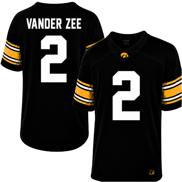 Iowa Hawkeyes Custom Youth Football Jersey