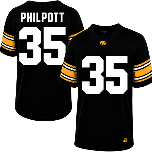 Iowa Hawkeyes Custom Youth Football Jersey