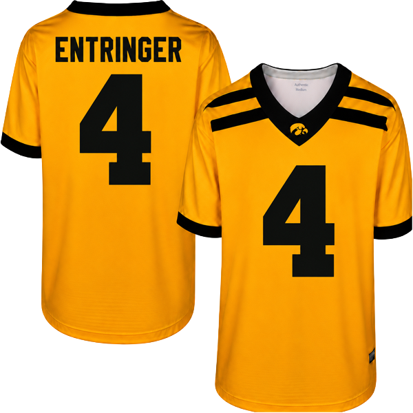 Iowa Hawkeyes Custom Youth Football Jersey