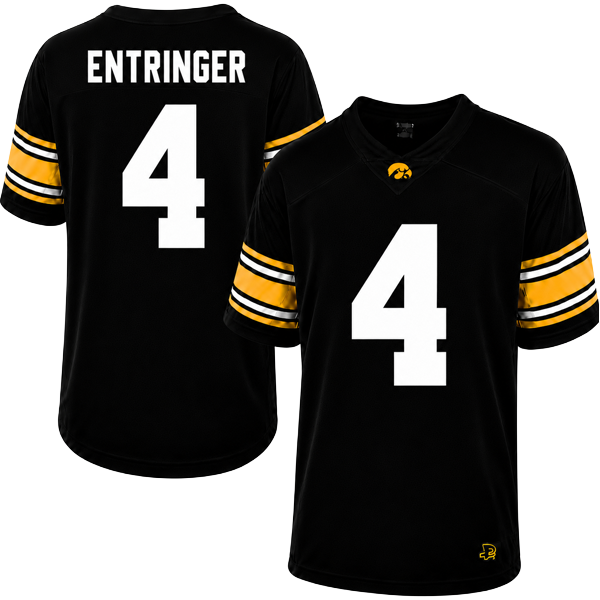 Iowa Hawkeyes Custom Youth Football Jersey