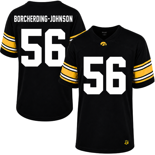 Iowa Hawkeyes Custom Youth Football Jersey