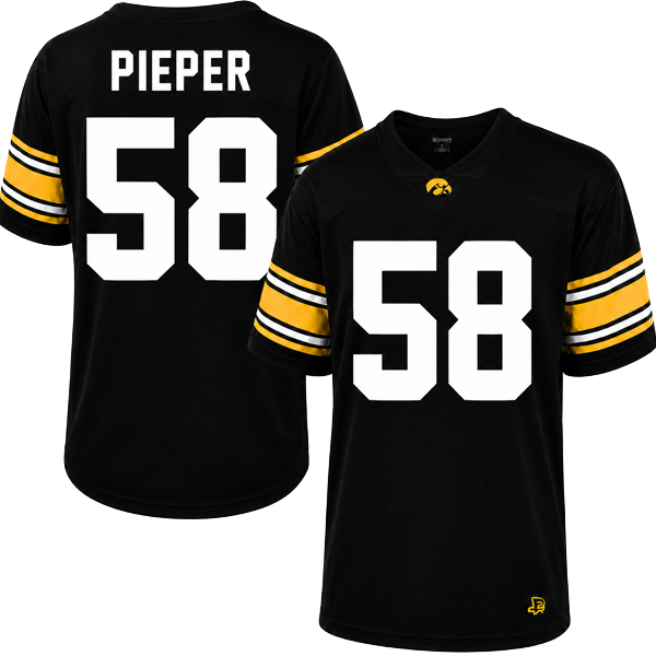 Iowa Hawkeyes Custom Youth Football Jersey