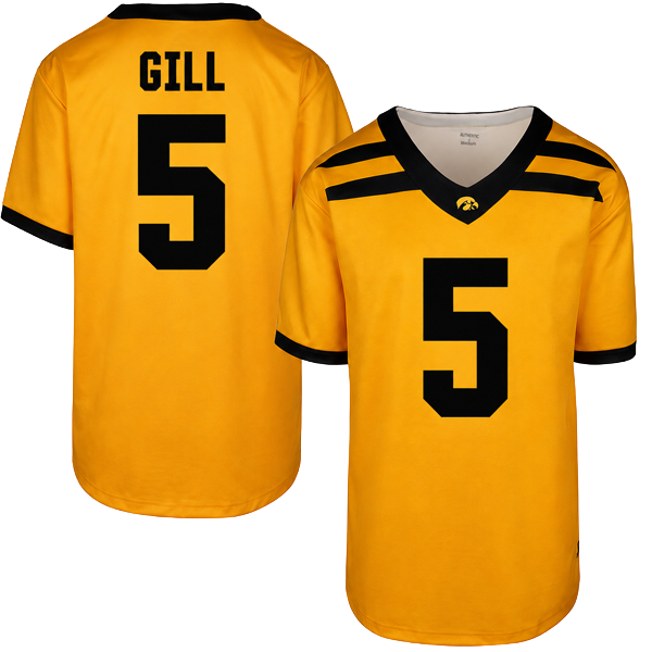 Iowa Hawkeyes Custom Youth Football Jersey