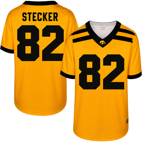 Iowa Hawkeyes Custom Youth Football Jersey