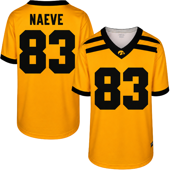Iowa Hawkeyes Custom Youth Football Jersey