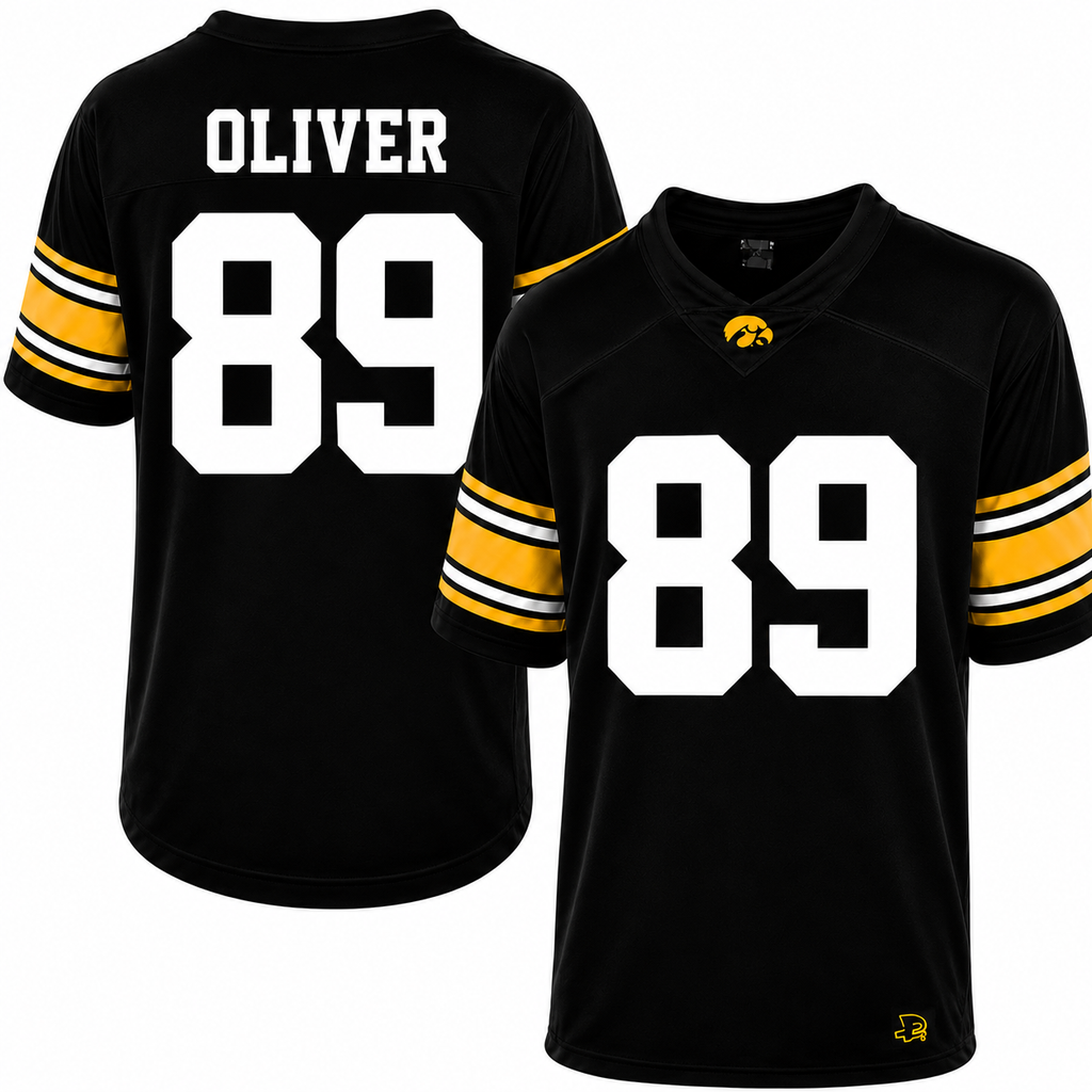 Iowa Hawkeyes Custom Youth Football Jersey