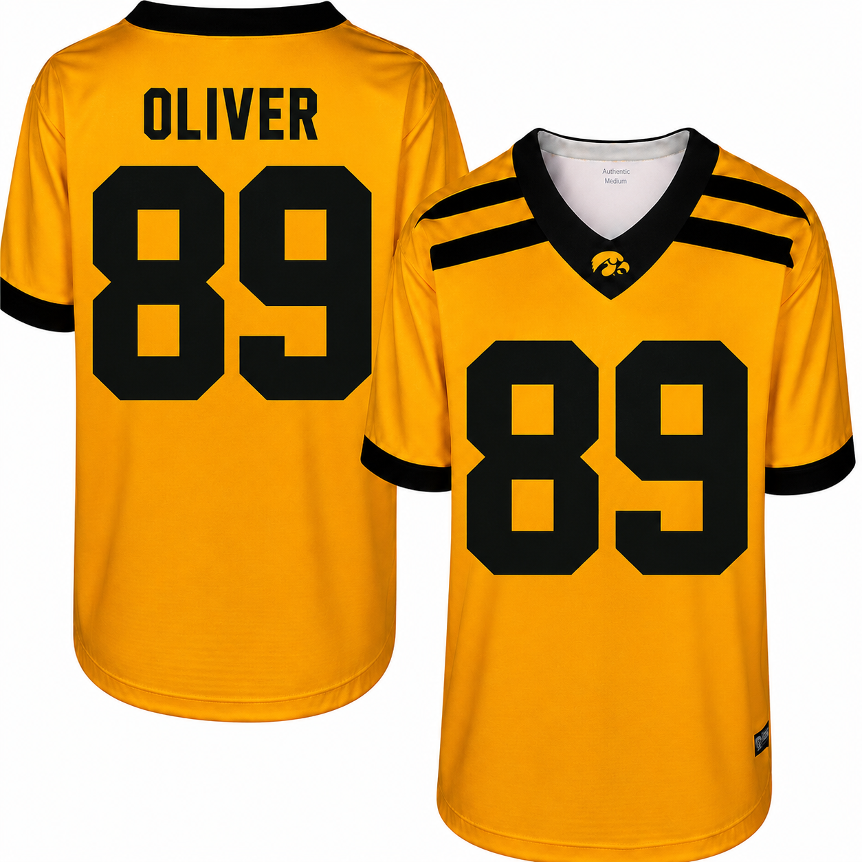 Iowa Hawkeyes Custom Youth Football Player Jersey