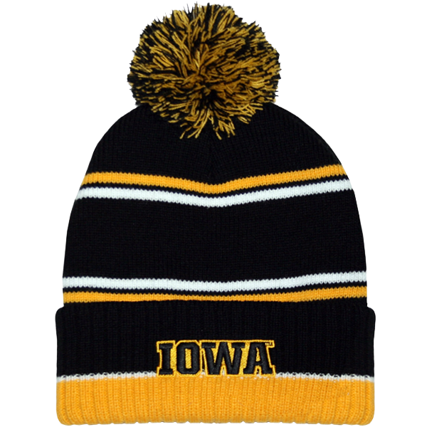 Iowa Hawkeyes Chenille Script Cuff Knit Hat