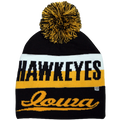 Iowa Hawkeyes JAQ Script Cuff Knit Hat