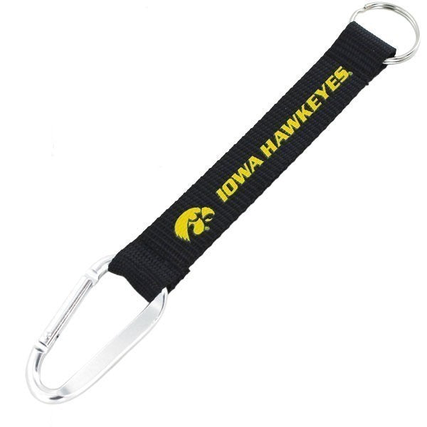 Iowa Hawkeyes Keychain Carabiner Lanyard