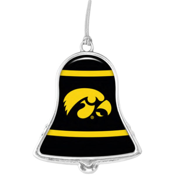 Iowa Hawkeyes Bell Ornament