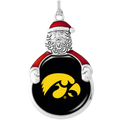 Iowa Hawkeyes Santa Ornament