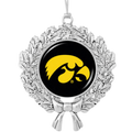 Iowa Hawkeyes Wreath Ornament