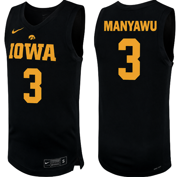 Iowa Hawkeyes Nike Basketball Player Jersey