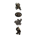 Iowa Hawkeyes 4 Pack Timeline Collector Pins