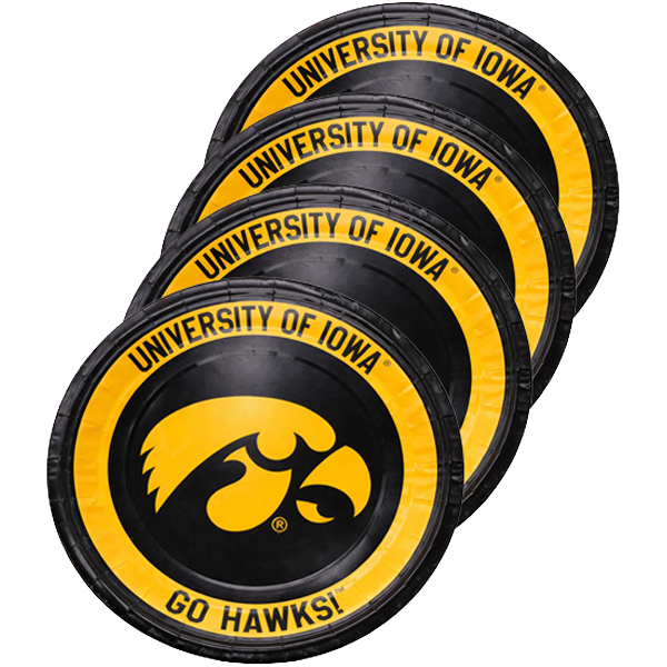 Iowa Hawkeyes 20ct Paper Plates