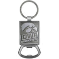 Iowa Hawkeyes Double Sided Pewter Keychain