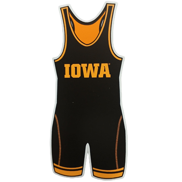 Iowa Hawkeyes 3" Wrestling Decal