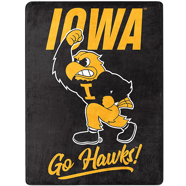 Iowa Hawkeyes Silk Touch Blanket