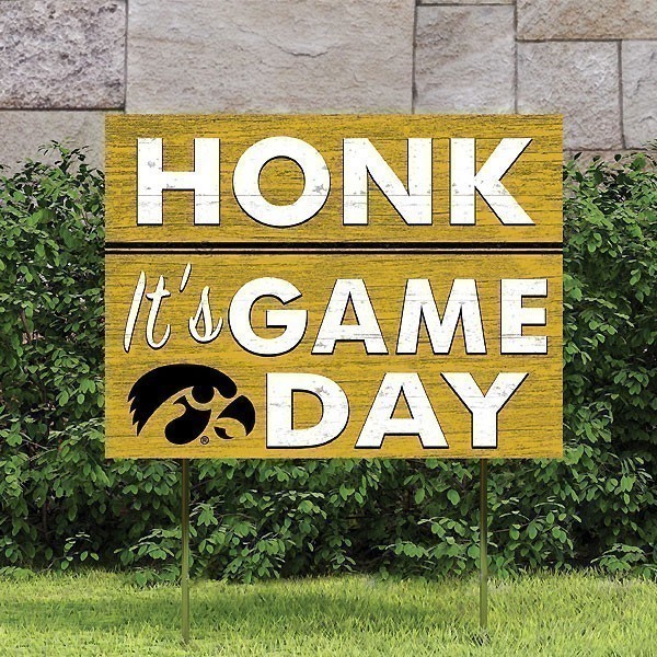 Iowa Hawkeyes Indoor/Outdoor Honk Sign