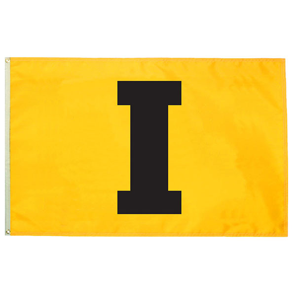Iowa Hawkeyes 3’ x 5’ “I” Flag