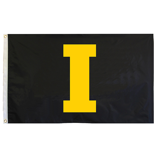 Iowa Hawkeyes 3’ x 5’ “I” Flag
