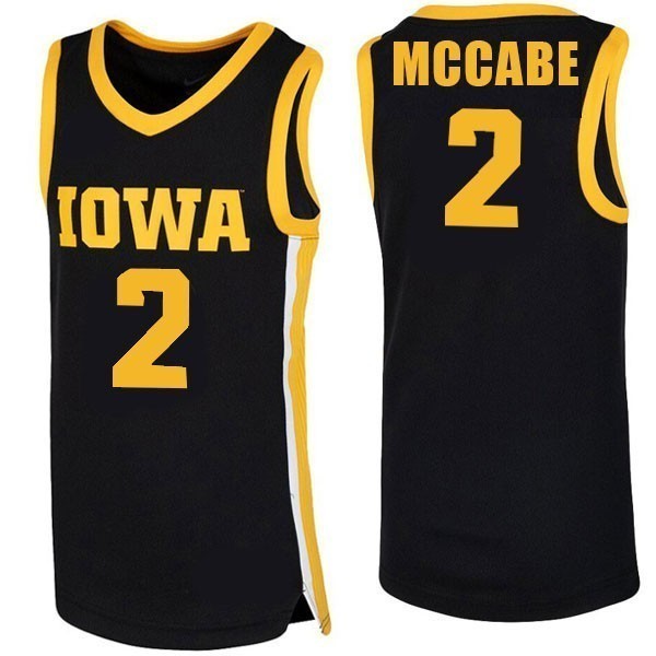 Iowa Hawkeyes McCabe #2 Black Jersey