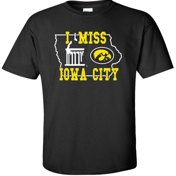 Iowa Hawkeyes "I Miss Iowa City" Tee