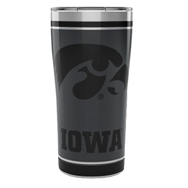 Iowa Hawkeyes 20 oz Blackout Tumbler