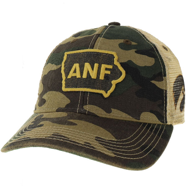 Iowa Hawkeyes ANF Camo Trucker Hat