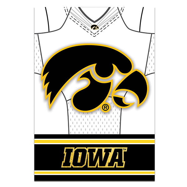 Iowa Hawkeyes Double Sided Jersey Flag