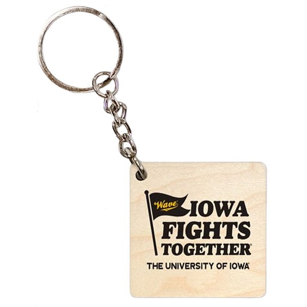 Iowa Hawkeyes Wave Keychain