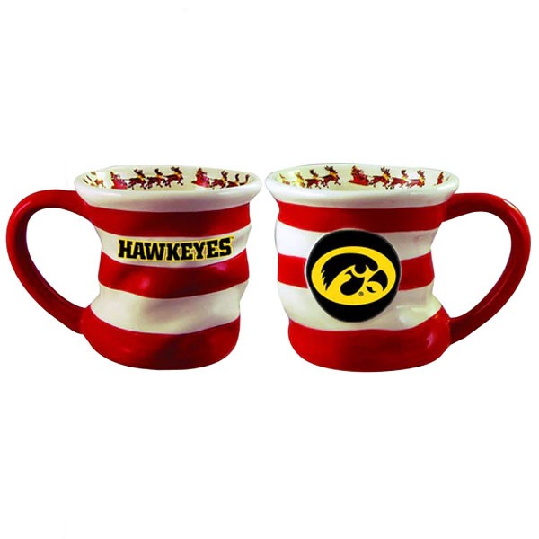 Iowa Hawkeyes Holiday Mug