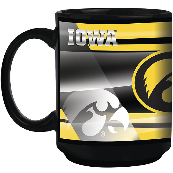 Iowa Hawkeyes Shadow Design Mug