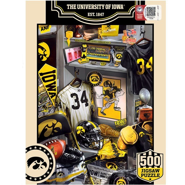 Iowa Hawkeyes Locker Room 500 Piece Puzzle
