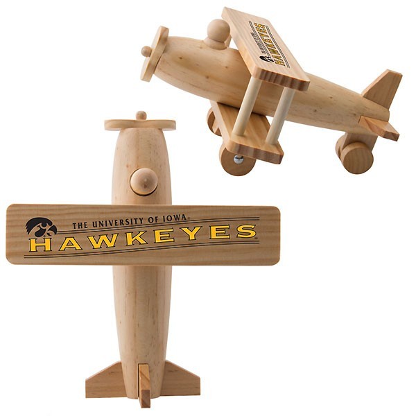Iowa Hawkeyes Wooden Airplane