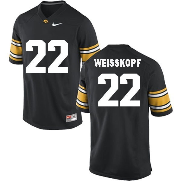 Iowa Hawkeyes Nike Weisskopf Black Jersey