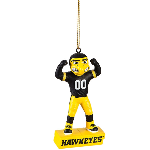 Iowa Hawkeyes Mascot Statue Ornament