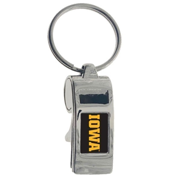 Iowa Hawkeyes Whistle Key Tag