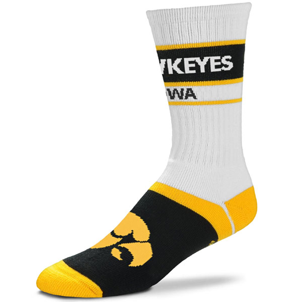 Iowa Hawkeyes Bar Stripe Socks