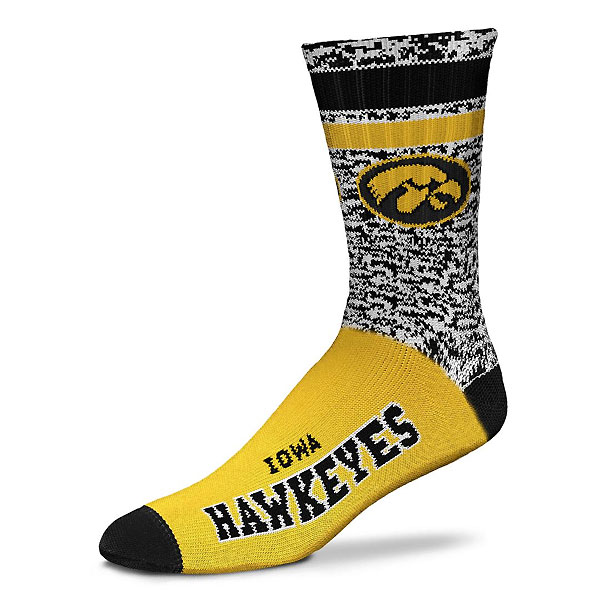 Iowa Hawkeyes Retro Deuce Socks