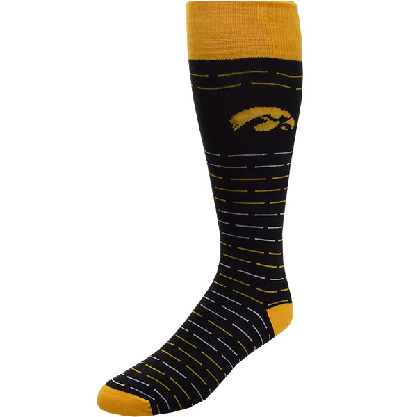 Iowa Hawkeyes Dash Stripe Socks