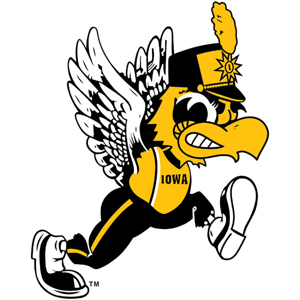 Iowa Hawkeyes Herky Marching Band Decal