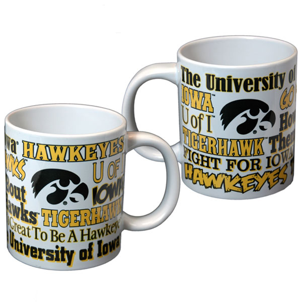 Iowa Hawkeyes Wordmark Mug